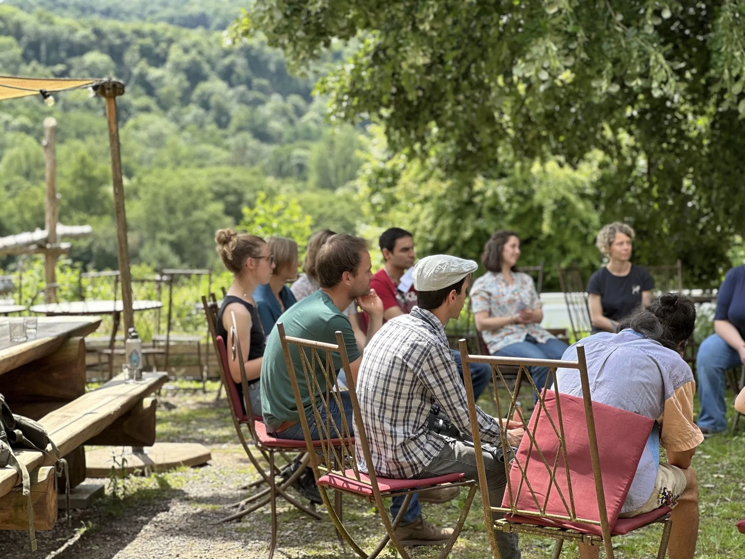 Une activité de groupe aux 4 Sources