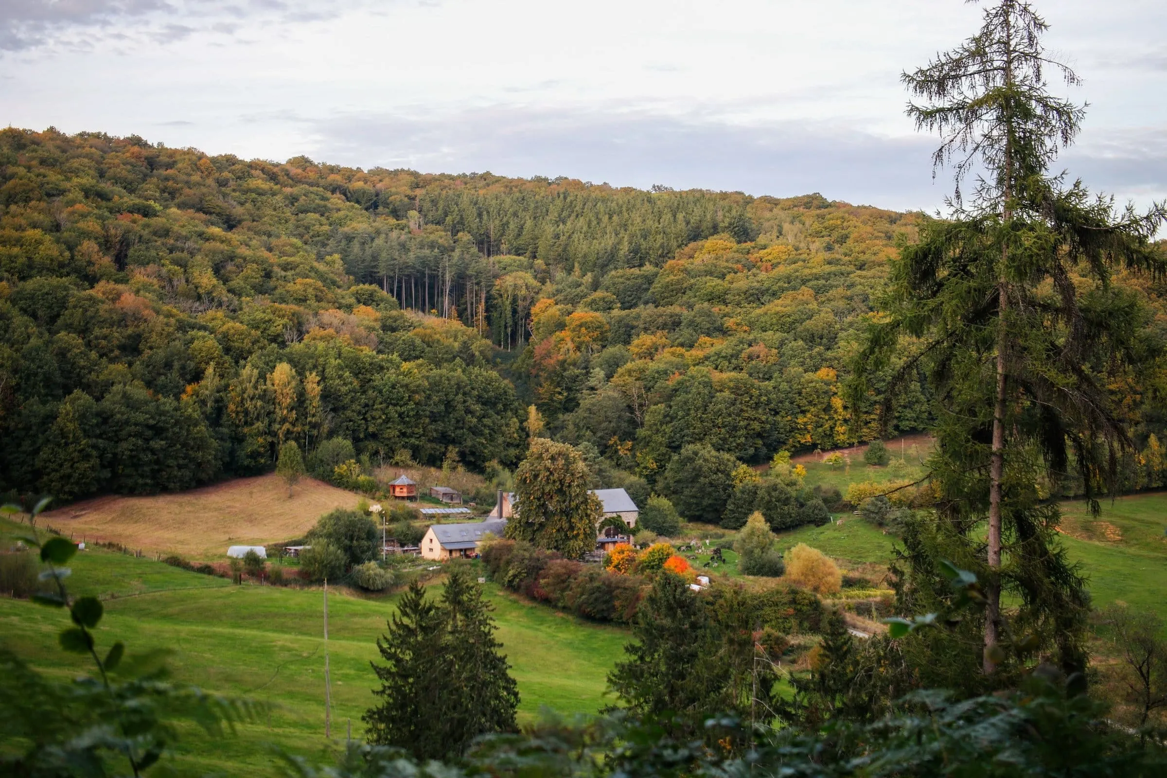 Les 4 Sources vues du ciel
