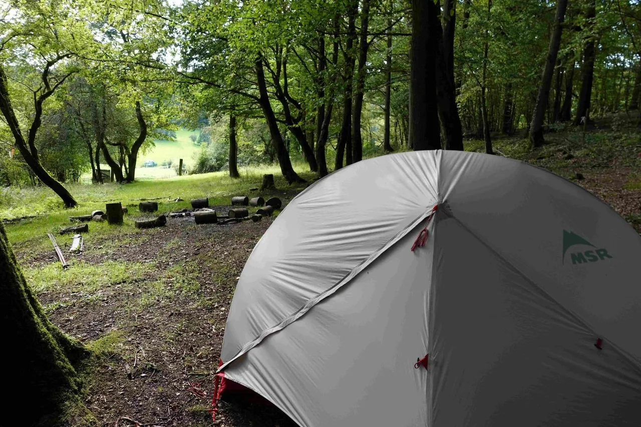 Une tente dans le bois des 4 Sources